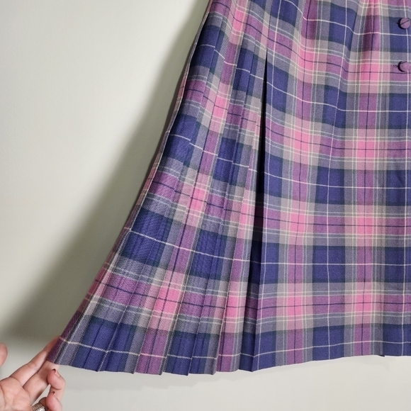 Vintage Surrey Classics Pure Wool Kilt Skirt - Picture 2 of 11